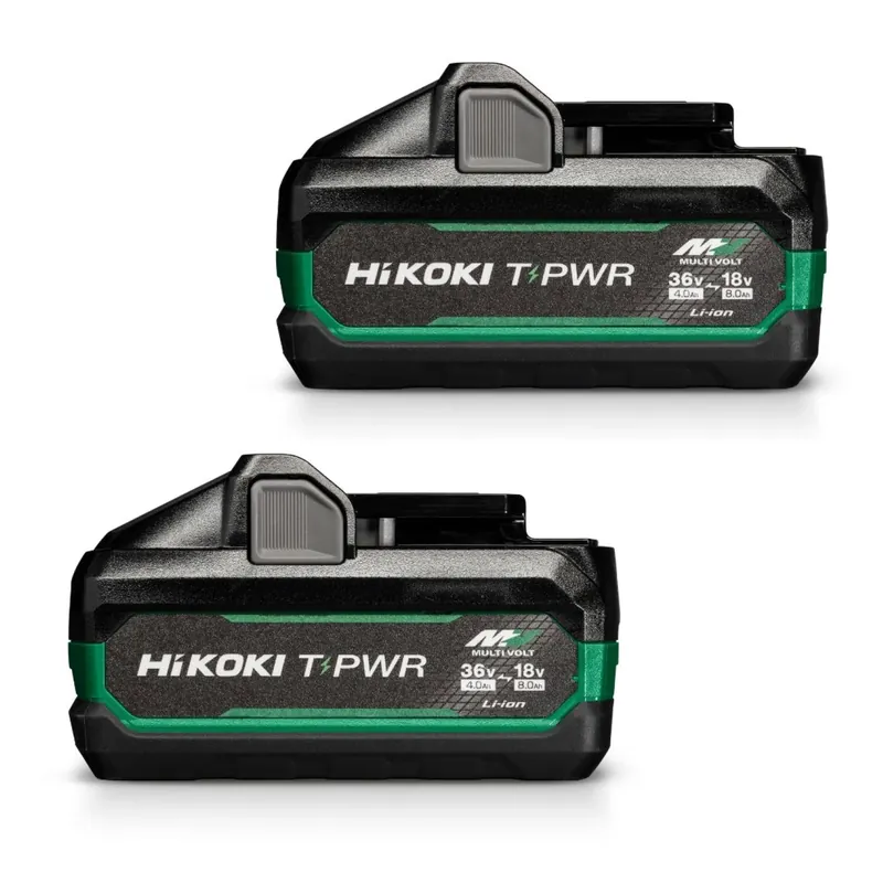 HiKOKI BSL3640MVT 36V Li-ion batterie multivolt sans languettes - 36V 4.0Ah / 18V 8.0Ah - Pack double (2 pièces)