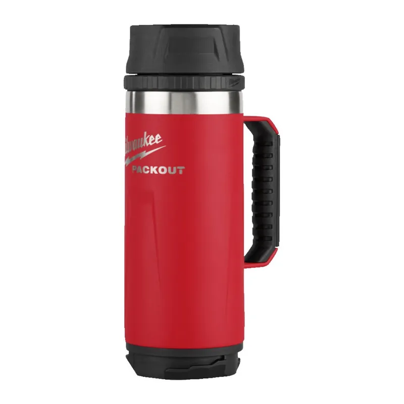 Milwaukee 4932493471 PACKOUT Thermos - 532 ml - bouchon à boisson - rouge
