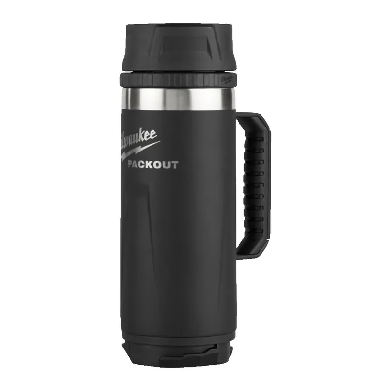 Milwaukee 4932493472 PACKOUT Gobelet Thermos - 532 ml - bouchon à boisson - noir
