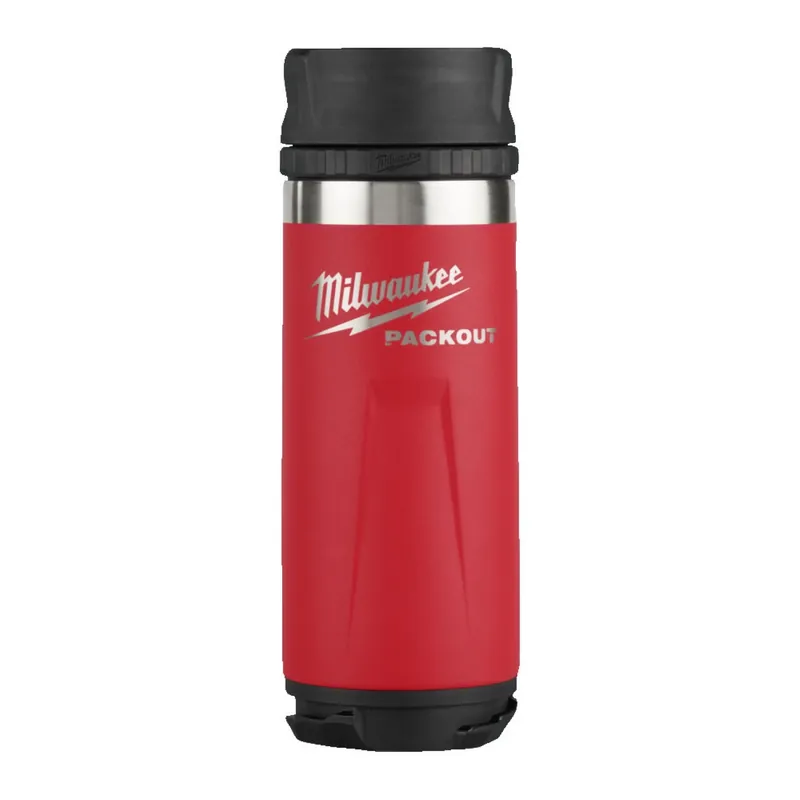 Milwaukee 4932493473 PACKOUT Bouteille thermos - 532 ml - bouchon à boire - rouge