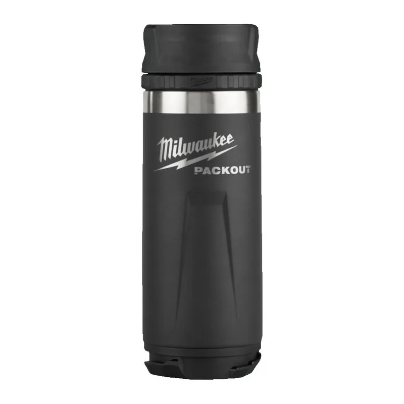 Milwaukee 4932493474 PACKOUT Bouteille Thermos - 532 ml - bouchon à boire - noir