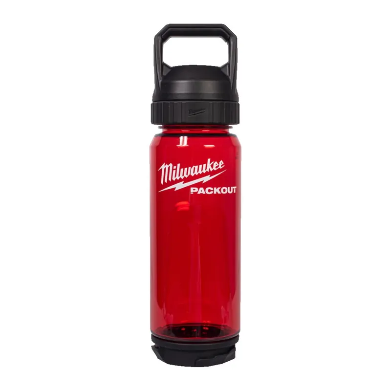 Milwaukee 4932498636 PACKOUT Bouteille d‘eau 740 ml - rouge
