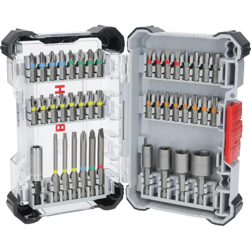 Bosch 2607017727 Jeu de 43 embouts et clés à douille