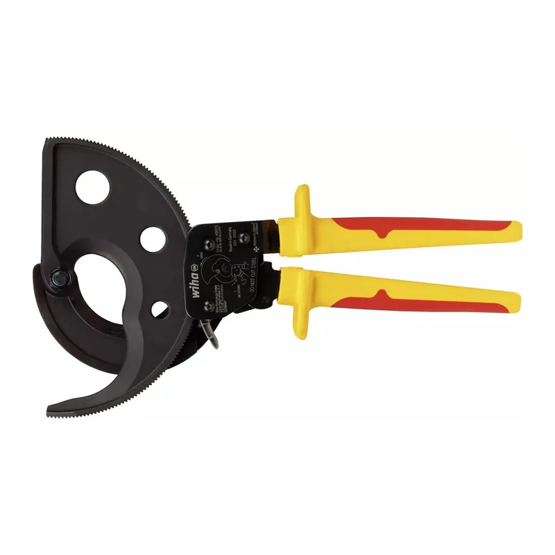 Wiha 46675 Coupe-câble électrique avec principe de cliquet - 300 mm - jusqu‘à 500 mm²