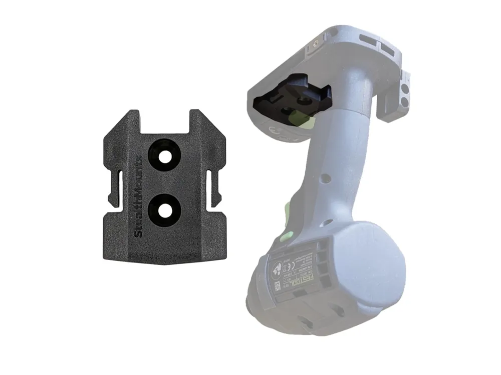 StealthMounts TM-FT18-BLK-4 Support de machine pour Festool 18V - Noir - 4 pièces