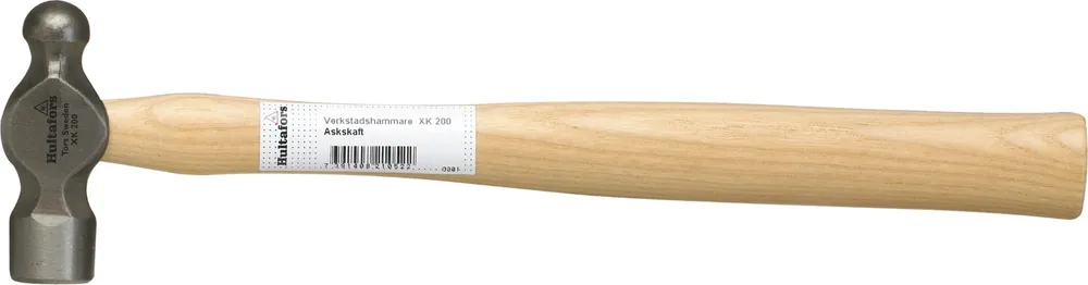 Hultafors XK 200 Marteau à boule - manche en bois - 300 grammes