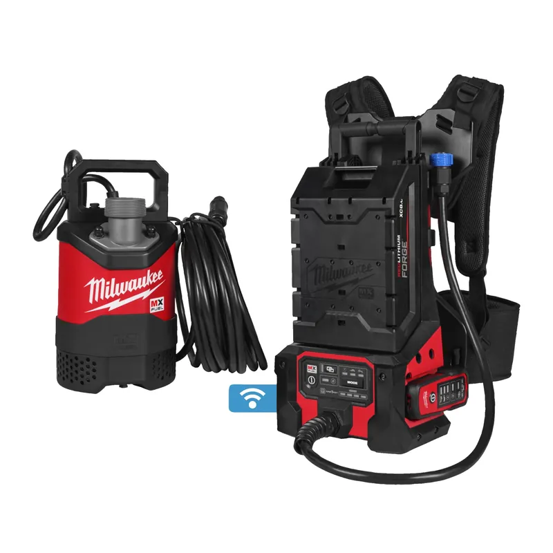 Milwaukee MXF SMP2-802 Ensemble de pompe submersible sans fil MX Fuel (2x batterie 8.0Ah)