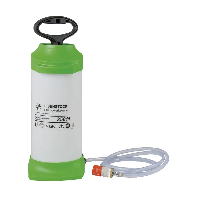 Eibenstock 12.900.10 Réservoir sous pression d‘eau incl. 2,5 mètres de tuyau d‘eau - 5L