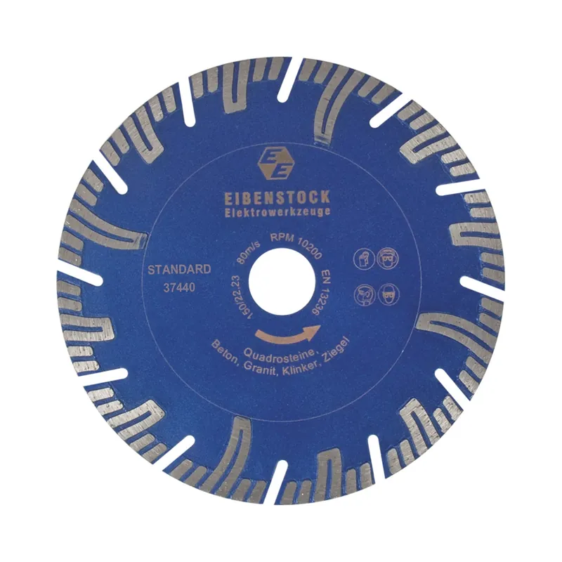 Eibenstock 12.324 Lame de scie diamant standard - 150 x 22,2 mm - béton / pierre calcaire silico-calcaire