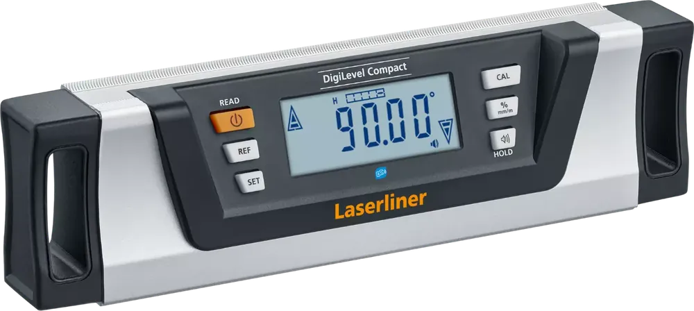 Laserliner DigiLevel Compact Niveau à bulle numérique dans un étui - magnétique - Bluetooth - 230 mm
