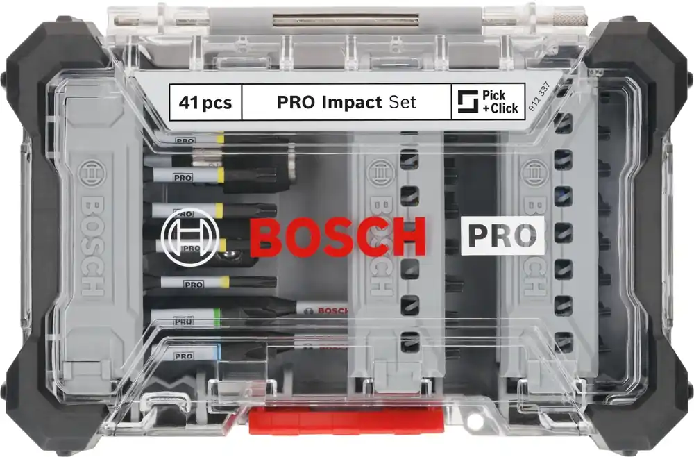 Bosch 2608521U78 Jeu de 41 embouts de tournevis à chocs PRO