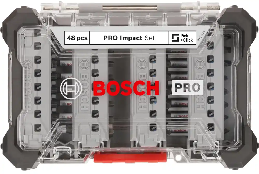 Bosch 2608521U88 Jeu de 48 embouts de vissage à chocs PRO