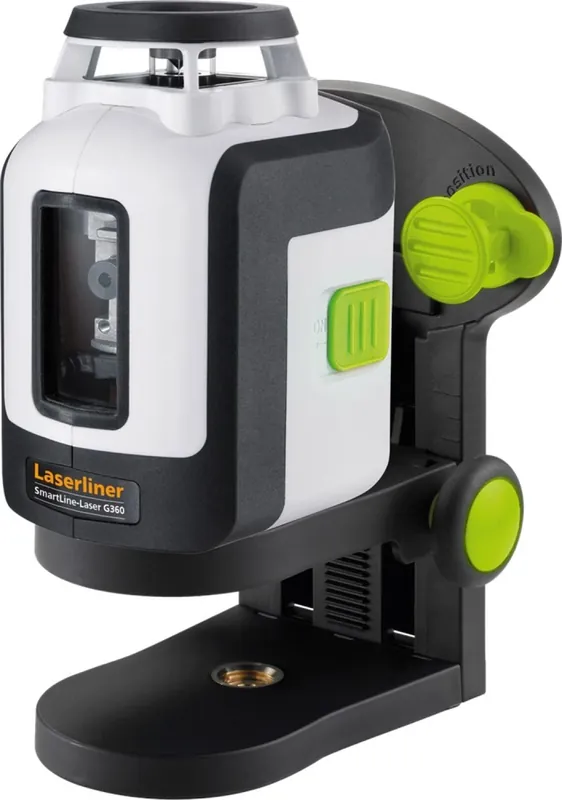 Laserliner SmartLine-Laser G360 Laser à croix 360° dans un étui - 1 ligne - vert - 30 m