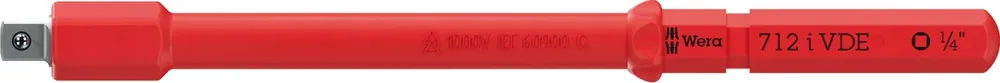 Wera 05006642001 Kraftform Kompakt A VDE 712 i Lame adaptatrice isolée - 1/4" x 154 mm