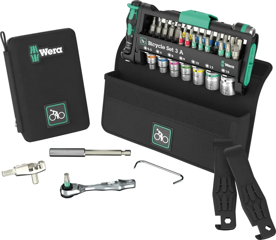 Wera 05004188001 Bicycle Set 3 A Jeu d‘outils dans une trousse - 40 pièces