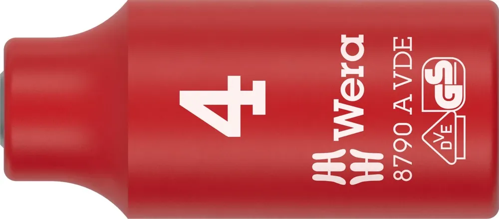 Wera 05005930001 8790 B VDE Zyklop embout isolé - 1/4" - 4 mm