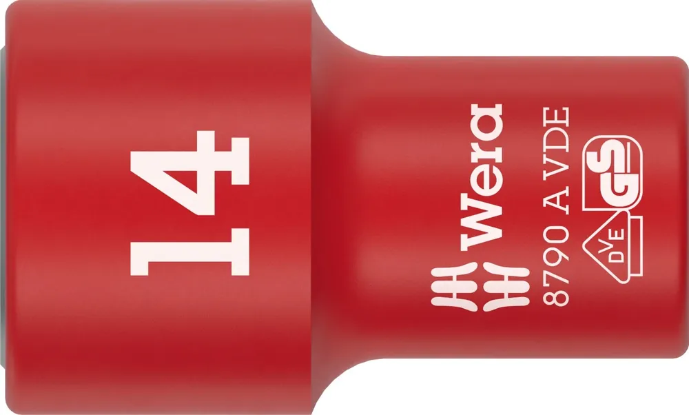 Wera 05005930001 8790 B Douille isolée VDE Zyklop - 1/4" - 14 mm
