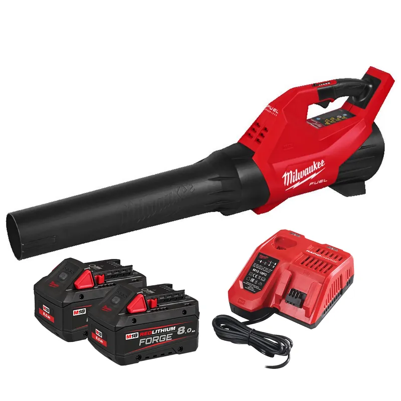 Milwaukee M18 FBLG3-802 Kit souffleur de feuilles sans fil 18 V Li-Ion (2 x 8,0 Ah) - 193 km/h