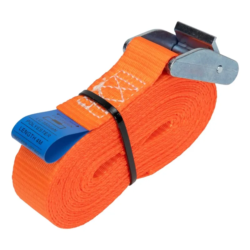 Konvox LAZE1425-0003 Sangle sans fin avec boucle de serrage HD - 3m x 25mm - 350 daN - Orange
