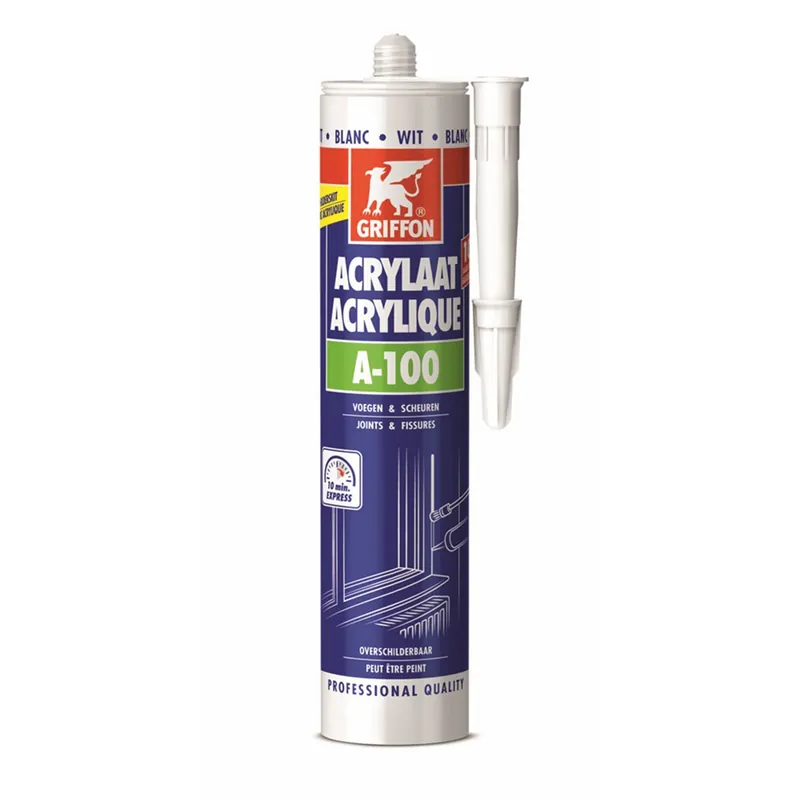 Griffon Acrylaatkit A-100 - blanc - 300 ml