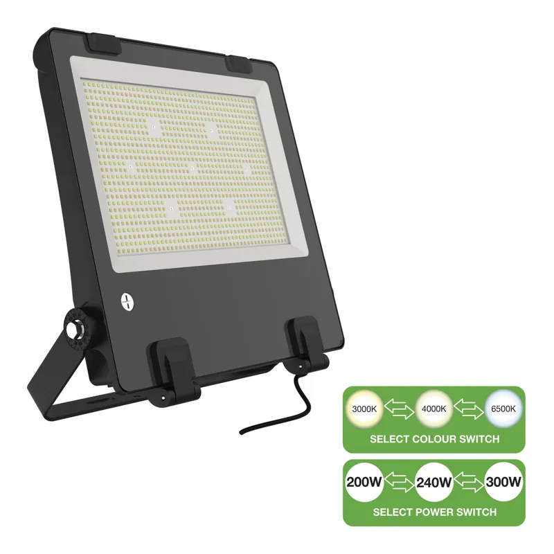 Bailey LED Projecteur Switch 200W-300W 25000-42000lm 3000K-6500K