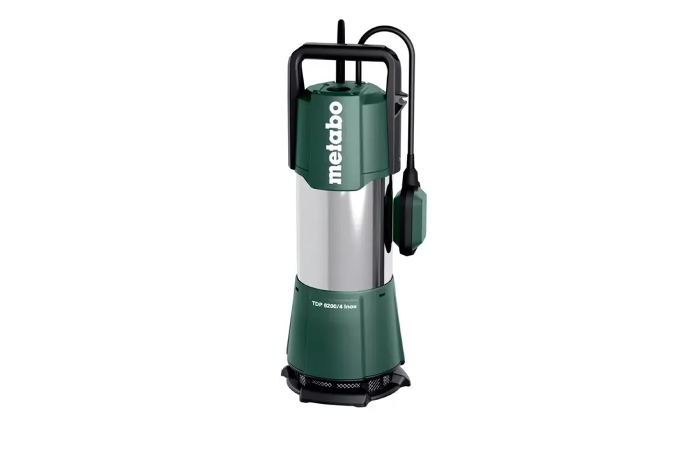 Metabo TDP 6200/4 Pompe submersible eaux usées Inox - 1100W - 12m - 6200 l/h