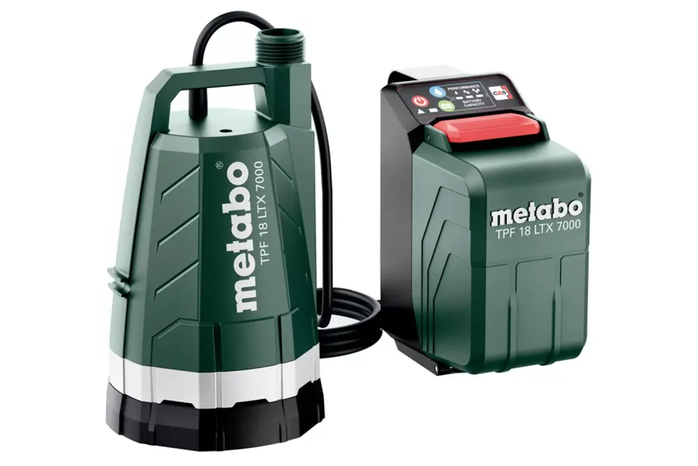 Metabo TPF 18 LTX 7000 18V Li-ion corps de pompe submersible - 7000 l/h