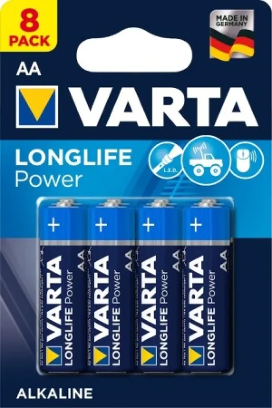 Varta LR6 (AA) Longlife Power AA Blister (8 pièces)