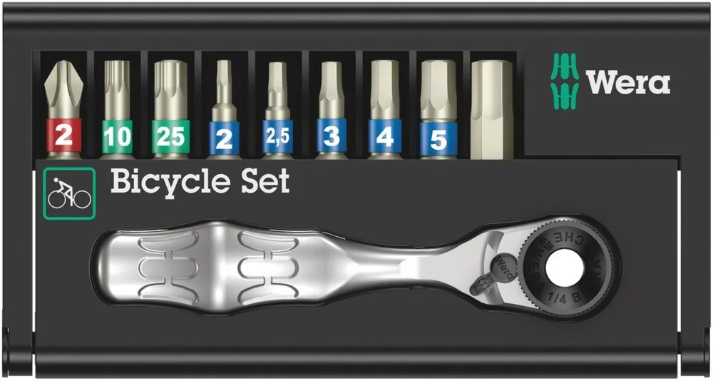 Wera 05004177001 Bicycle Set 9 Jeu d‘outils - 10 pièces