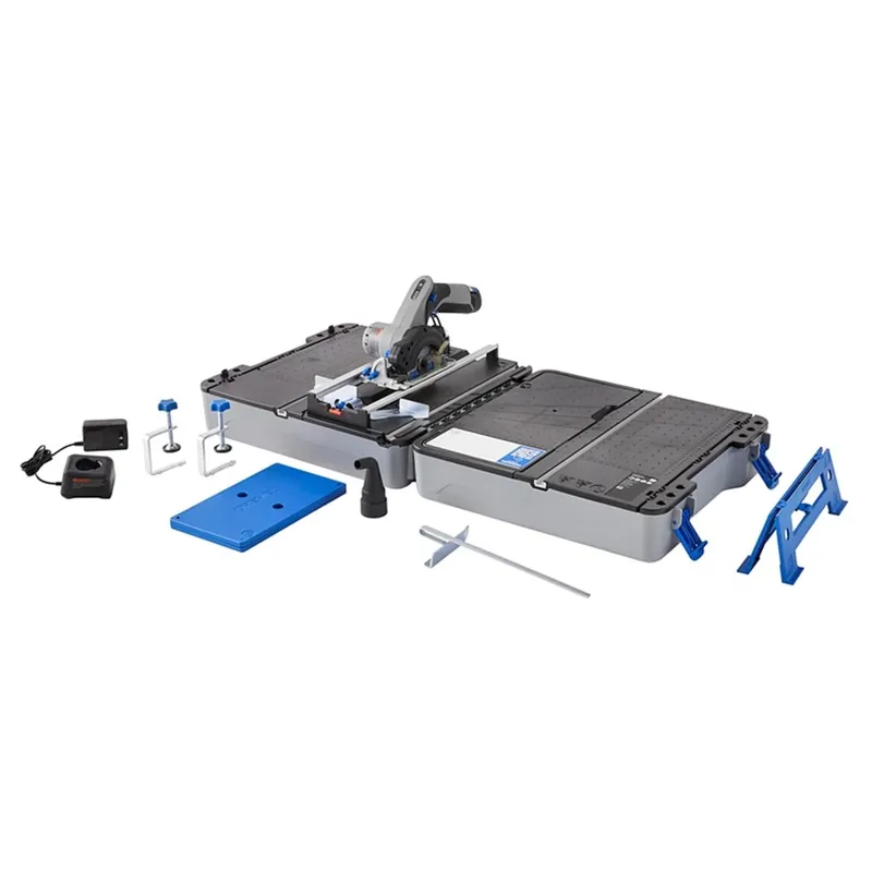 Dremel CS12V-SC1 12 V batterie Blueprint station de sciage portable (1x 2,0 Ah) dans un coffret
