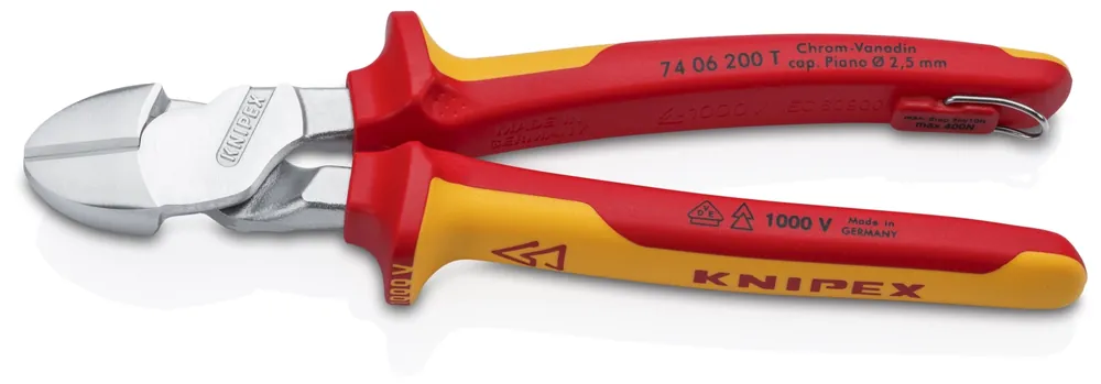 Knipex 74 06 200 T Pince coupante diagonale VDE - 200 mm