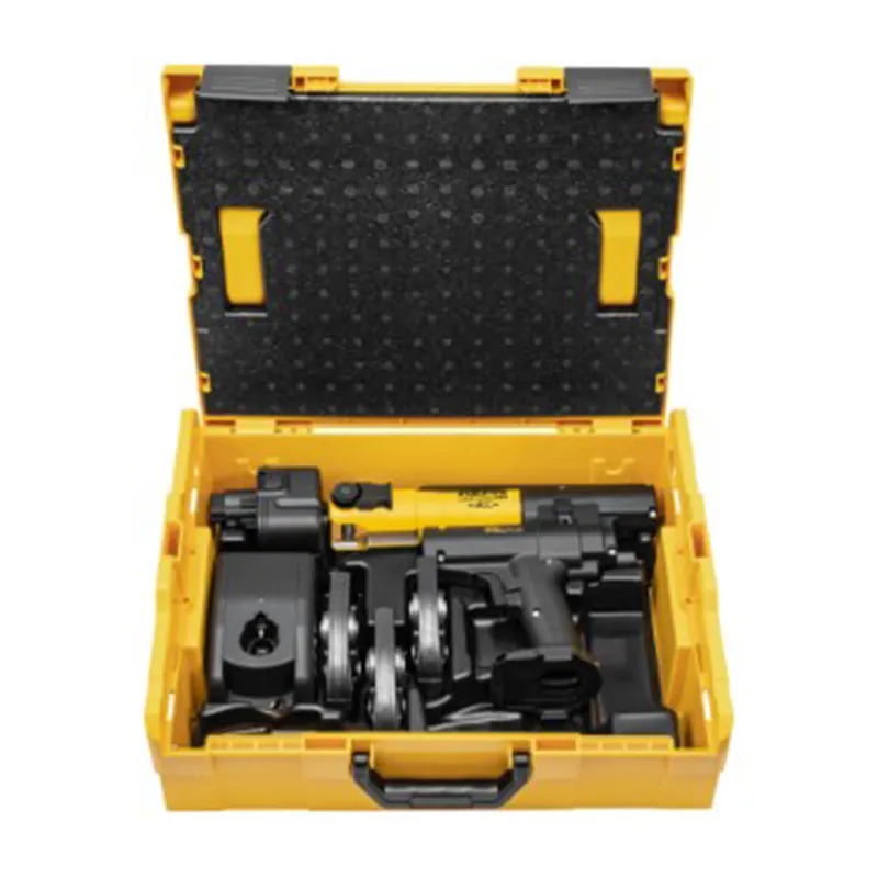 Rems 578X11 14,4 V Li-Ion batterie Mini-Press AC Kit presse radiale (1 batterie 2,5 Ah) dans un coffret + 3 mâchoires au choix