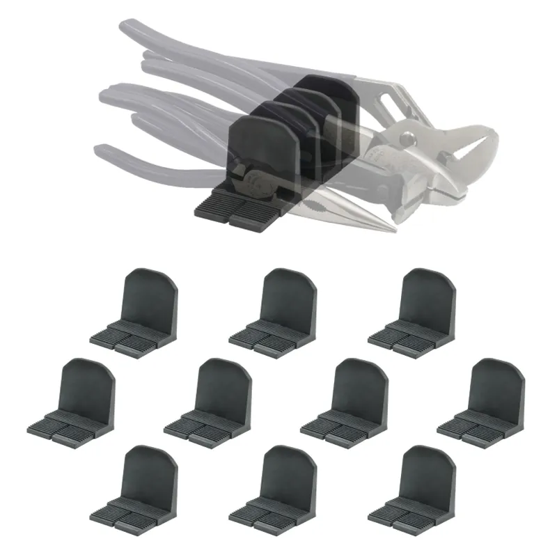 StealthMounts DHSP-PL-10 Support pour pinces Drawer Hive pour commode - noir - 10 pièces
