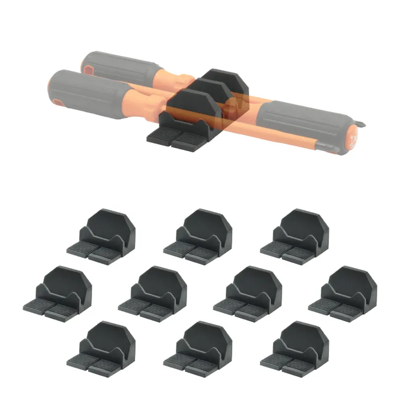 StealthMounts DHSP-SD-10 Support pour tournevis Drawer Hive pour commode - noir - 10 pièces