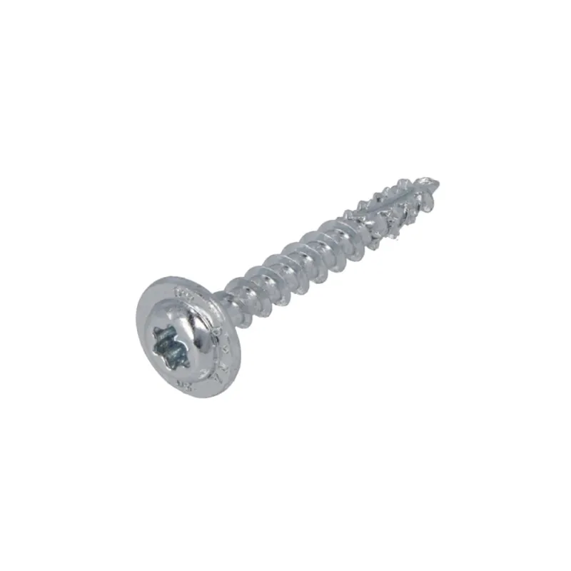 DynaPlus 0286.01.25201 Vis à bois - Tête à collerette - Filetage plein - Intérieur - TX20 - 4,0 x 30 mm (200 pièces)