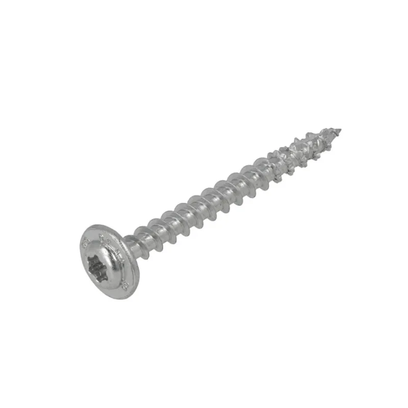 DynaPlus 0286.01.41601 Vis à bois - Tête à collerette - Filetage continu - Intérieur - TX25 - 5,0 x 40 mm (200 pièces)