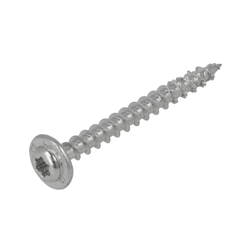 DynaPlus 0286.01.49901 Vis à bois - Tête à collerette - Filetage continu - Intérieur - TX30 - 6,0 x 50 mm (100 pièces)