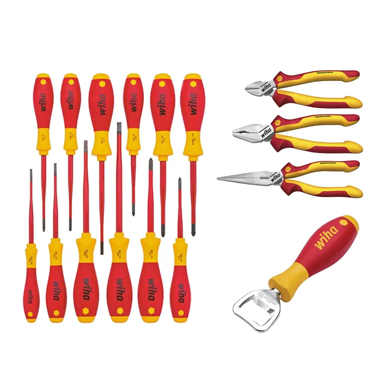 Wiha 3201 K12 Jeu de 12 tournevis + jeu de 3 pinces + décapsuleur