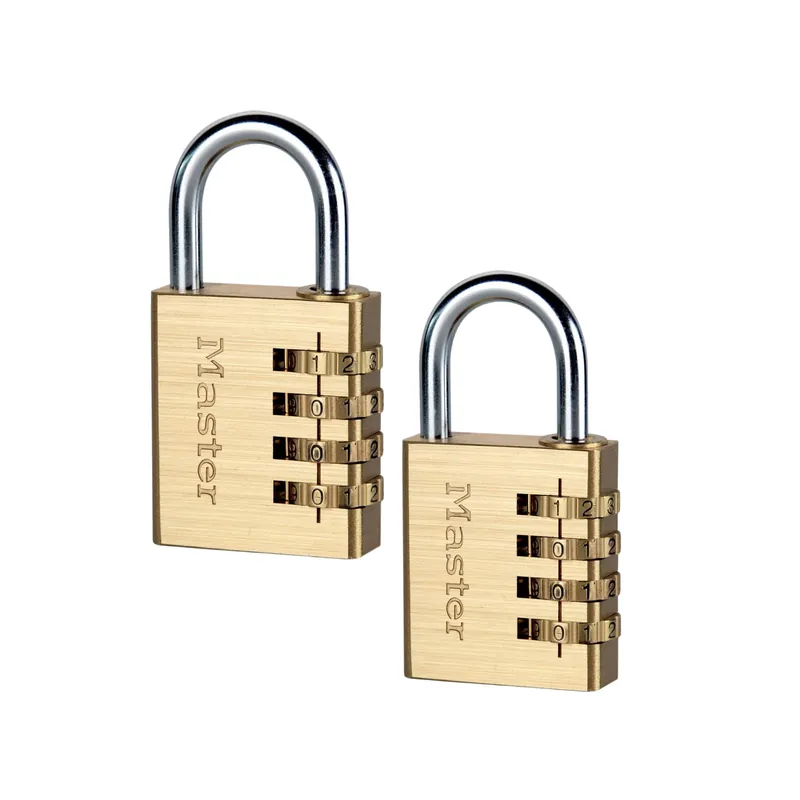Master Lock 604EURD Cadenas - 40 mm - code à chiffres (2 pièces)