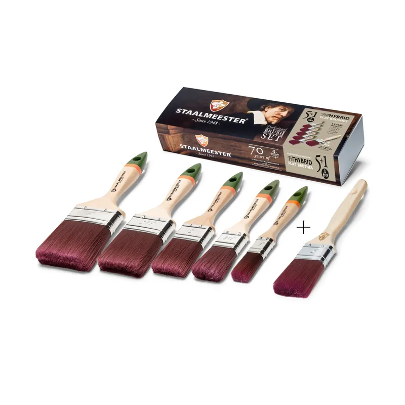 Staalmeester coffret 6 pièces Pro-Hybrid Plat