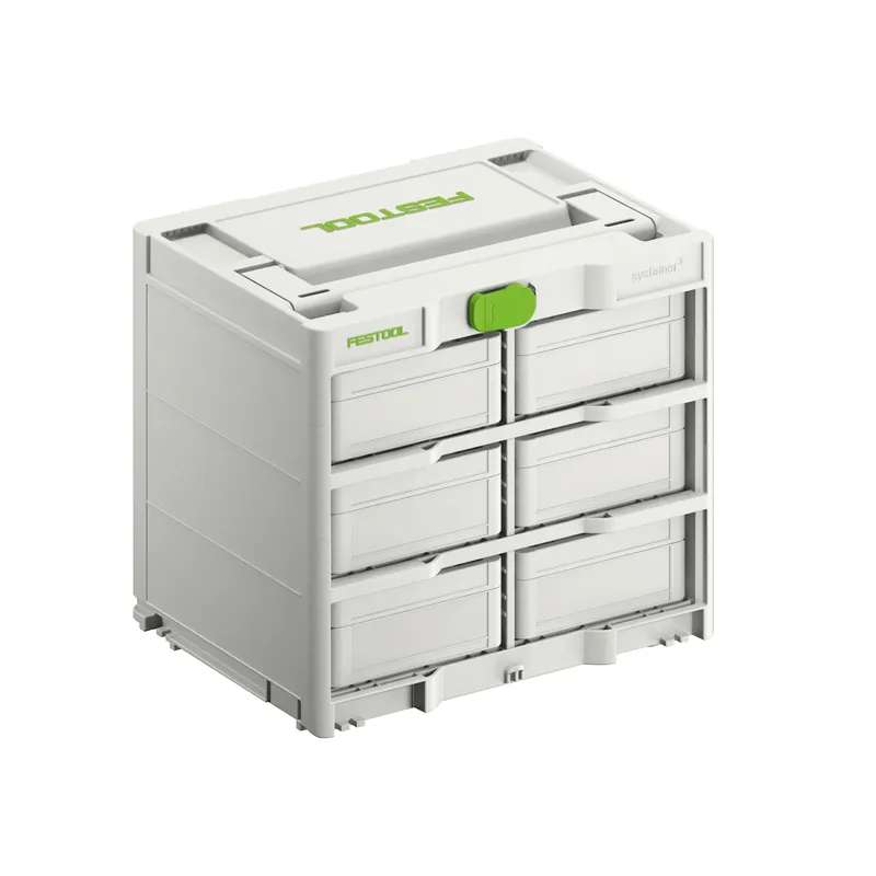 Festool SYS3-RACK 337-SET Systainer³ Rack Set pour Systainers³ S 76 + 6x S 76 Systainer³