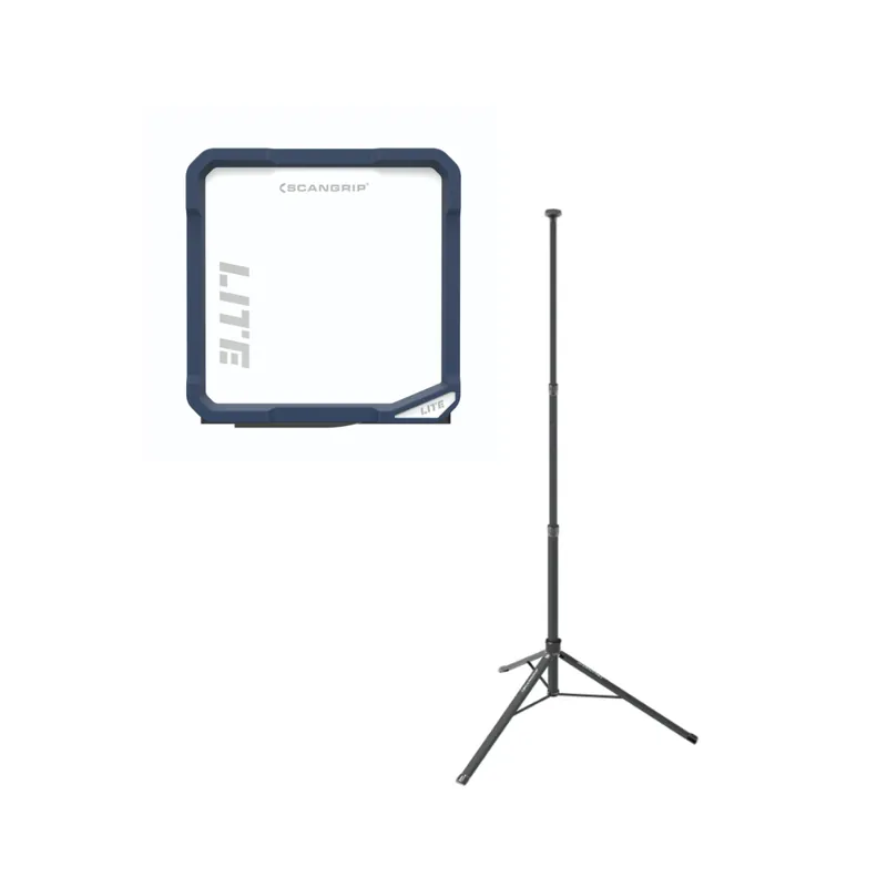 Scangrip Vega Lite 6000 Lampe de chantier LED avec trépied - 6000 Lm - IP54