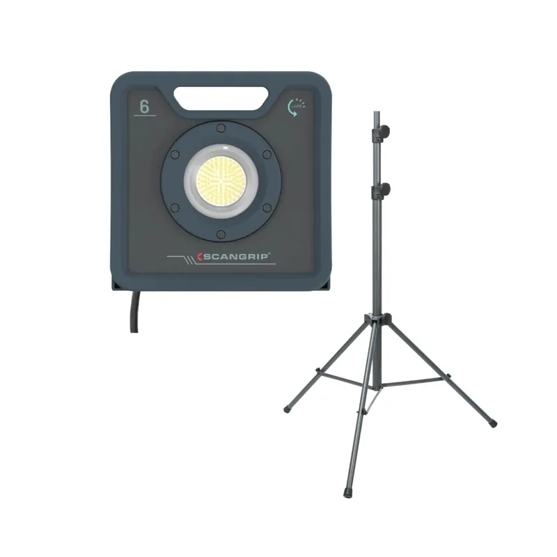 Scangrip Nova 6 Lampe LED avec trépied - 6000Lm - 230V - 41W