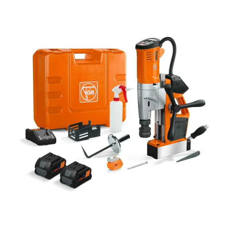 Fein AKBU 35 PMQW 18 V Li-Ion perceuse magnétique sans fil avec coffret (2 x 8,0 Ah) - 35 mm