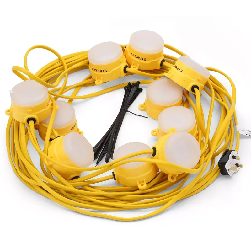 Stanley SXLS31362E Éclairage - 22 m - 10 x 8 W LED