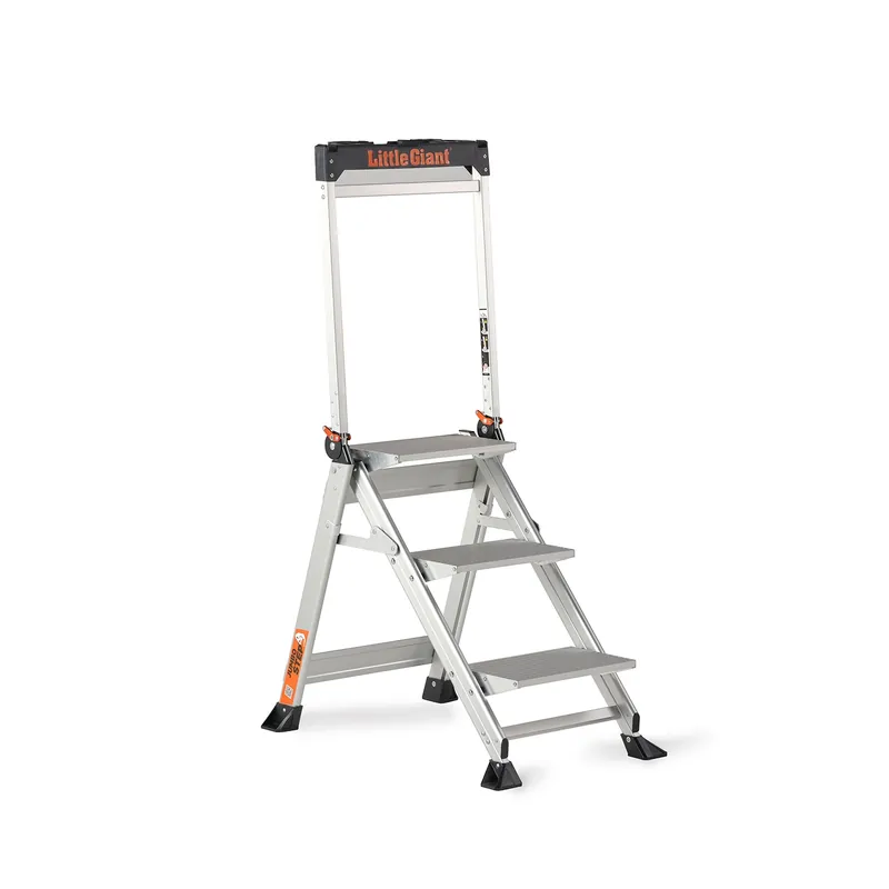 Altrex Jumbo Step 3 marches - Simple - Aluminium - 3 marches - avec barre d‘appui - hauteur de travail max. 2,66 m