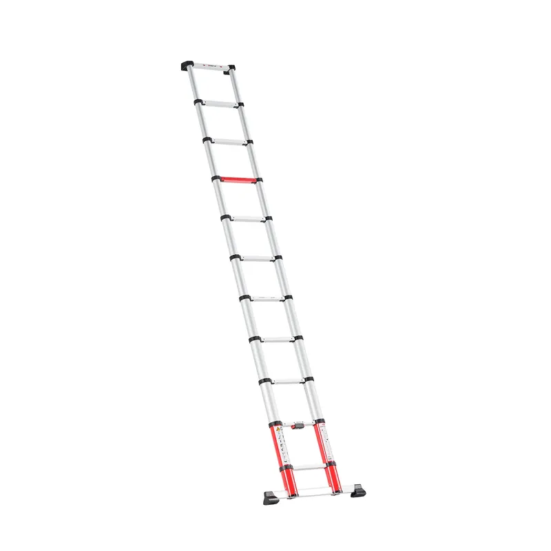 Altrex TL Smart Up Go Échelle télescopique - Aluminium - 1 x 11 marches - hauteur de travail max. 4,2 m - avec barre de stabilité