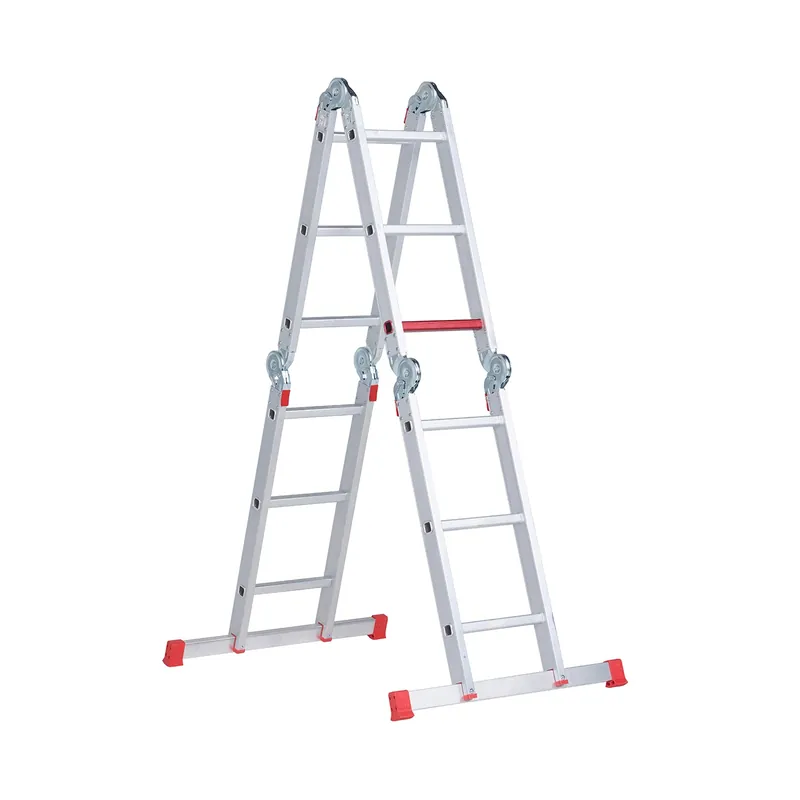 Altrex Varitrex-Plus Échelle pliante - Aluminium - 4 x 3 échelons - hauteur de travail max. 4,3 m - avec barre de stabilité