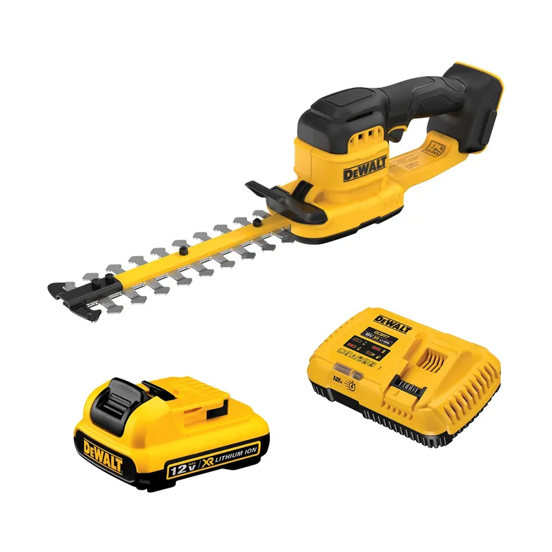 DeWALT DCMHT520D1-QW Kit de taille-haie sans fil compact 18 V XR (1 batterie 2,0 Ah + chargeur) - 20 cm