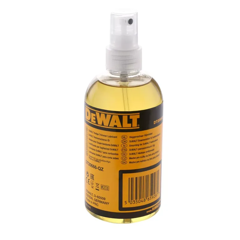 DeWALT DT20666-QZ Spray d‘huile pour taille-haies - 300 ml